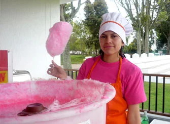 Menu infantil algodon de azucar